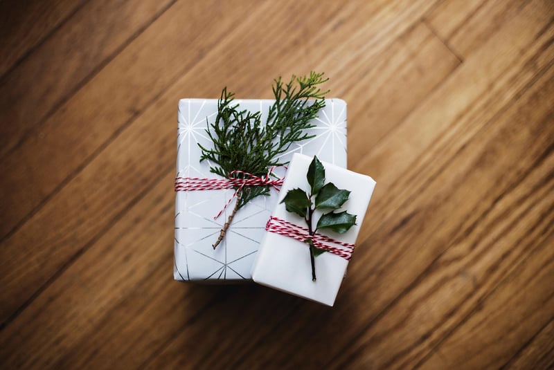Repurposed gift boxes